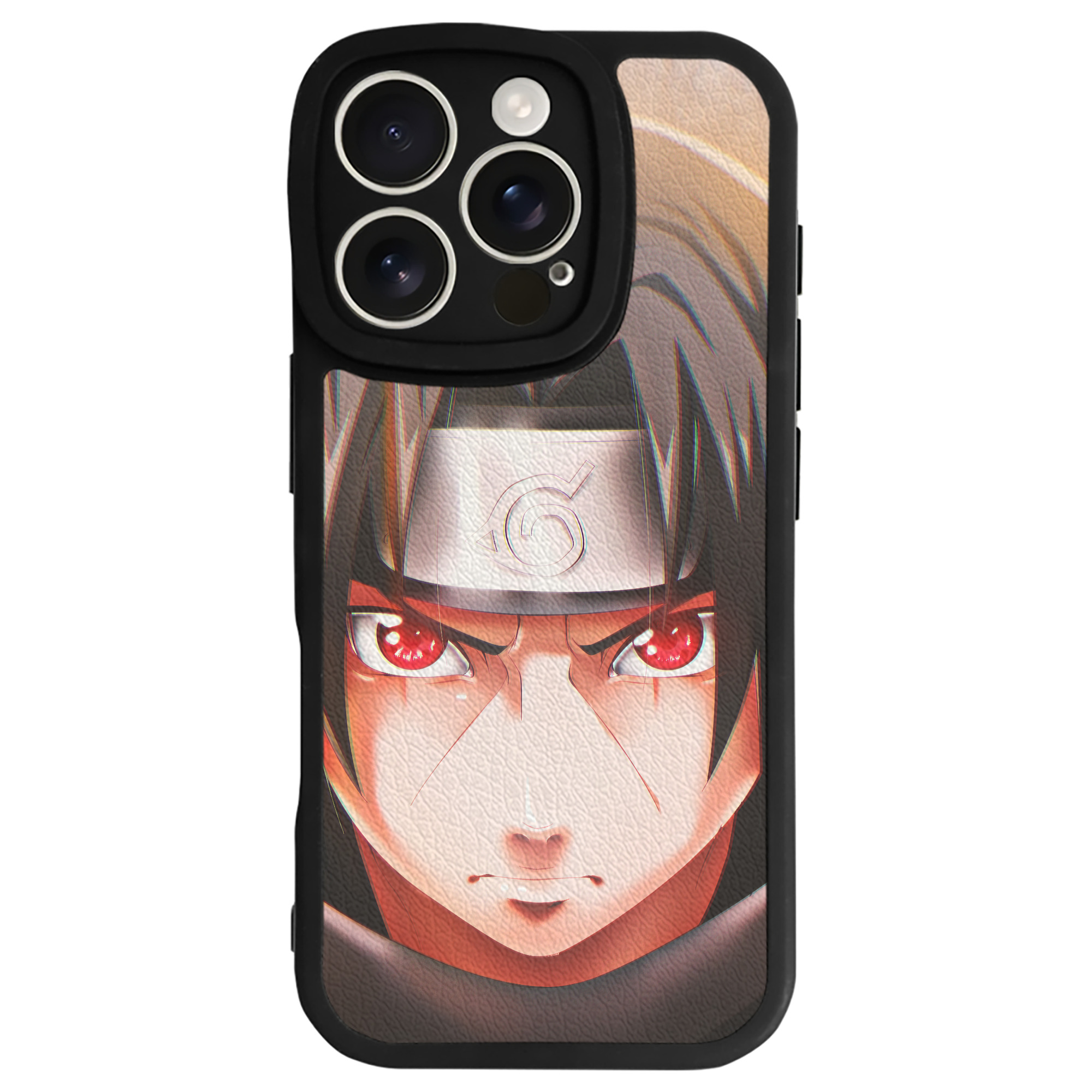 （画像用） NARUTO -ナルト- NARUTO -ナルト- 疾風伝 【iPhone 16シリーズ対応】シリコンスマホケース（レザー調） 材質：シリコン